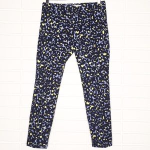 GAP Vibrant Blue and Yellow Cropped Pants
